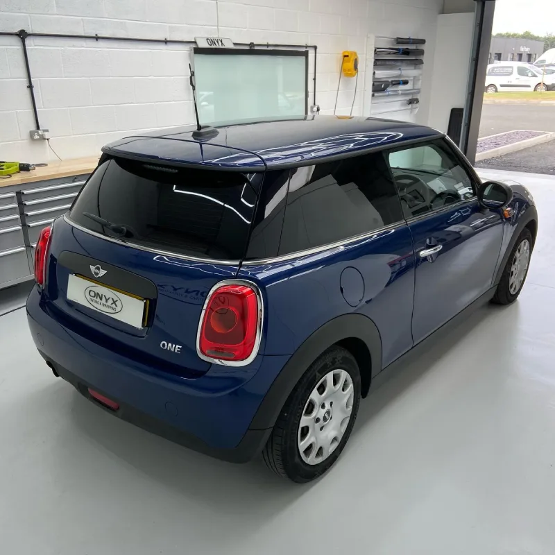 Blue MINI One F56 5% Window Tinting