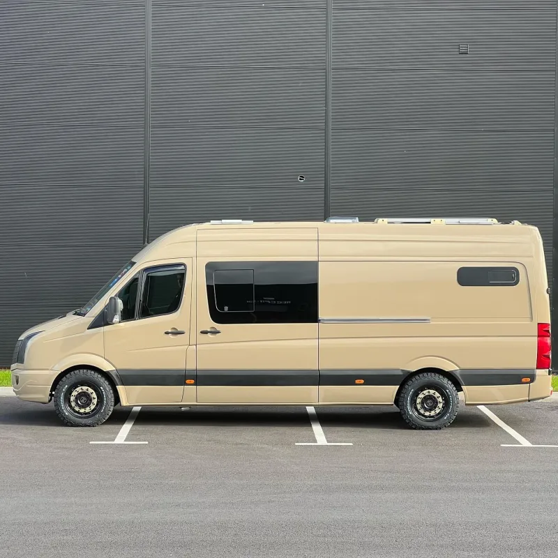 VW Crafter Full Sandstorm Gloss Wrap