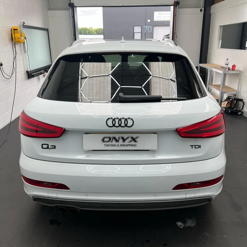 Audi Q3 15% Window Tinting and Chrome Delete