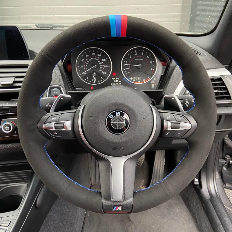 BMW M140i Steering Wheel Cover Installation