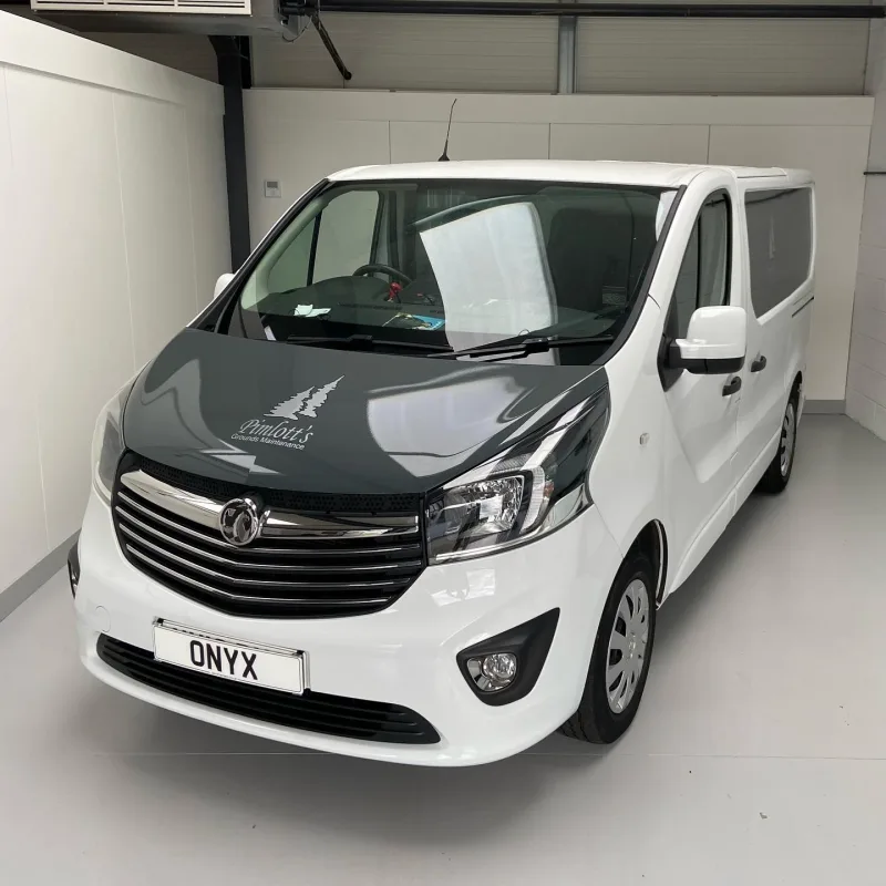 Pimlott’s Vauxhall Vivaro Partial Wrap and Signage