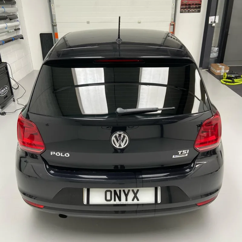 VW Polo 15% Window Tint and Grille Dechrome