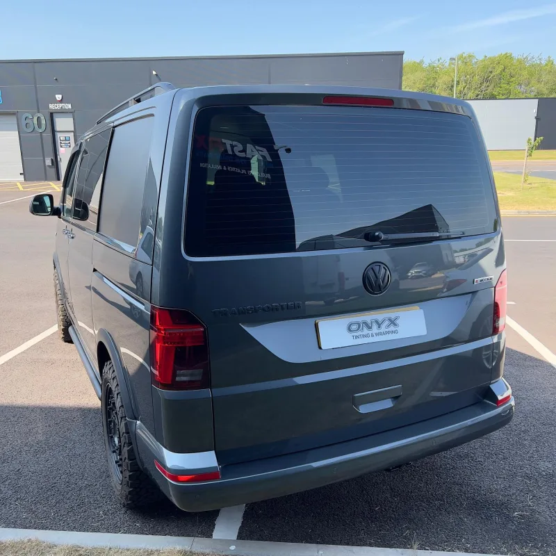 VW Transporter 4Motion Matte Black Panels & 15% Rear Window Tint