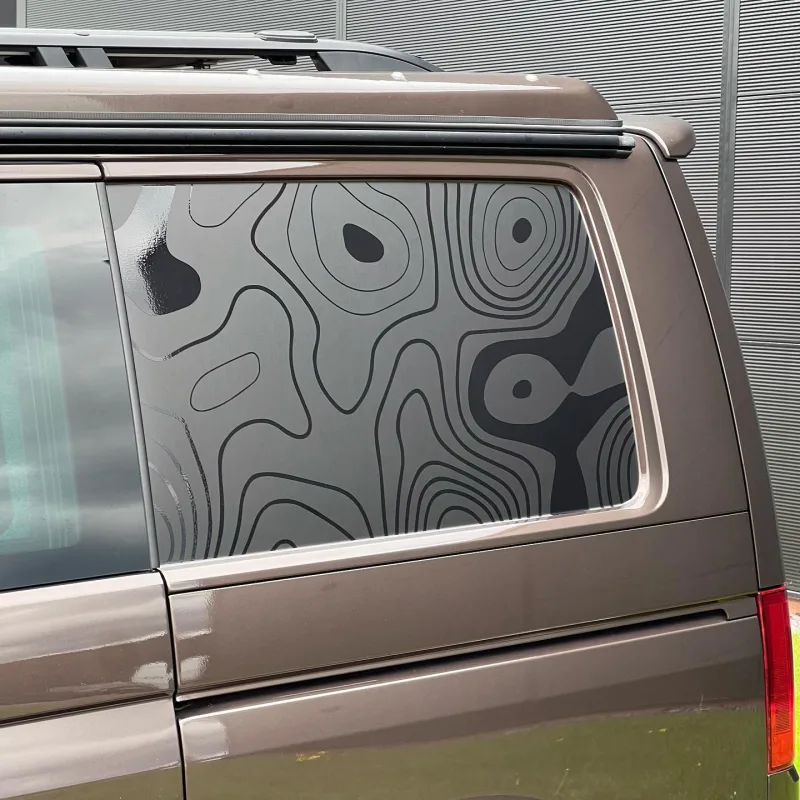 VW Transporter Topographic Vinyl Graphics