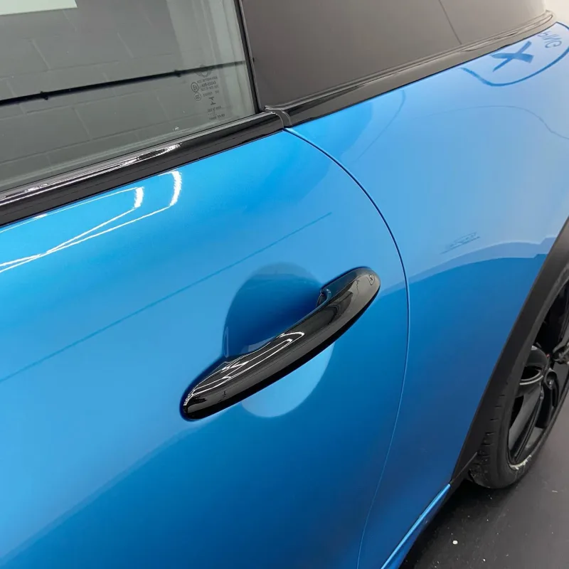 Blue MINI Cooper S F56 Chrome Delete