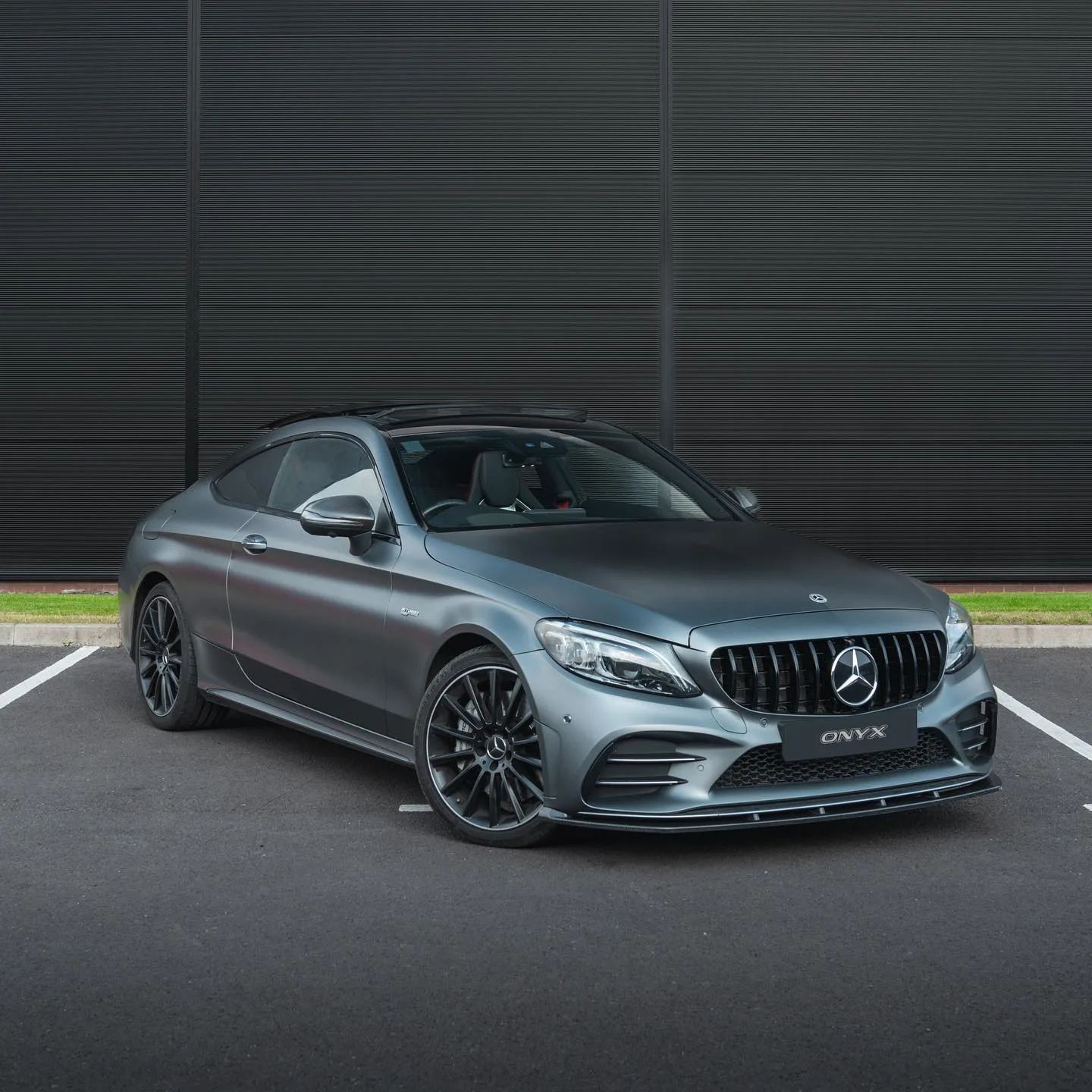 Mercedes-AMG C43 Coupé Panamericana Grille & Carbon Splitter