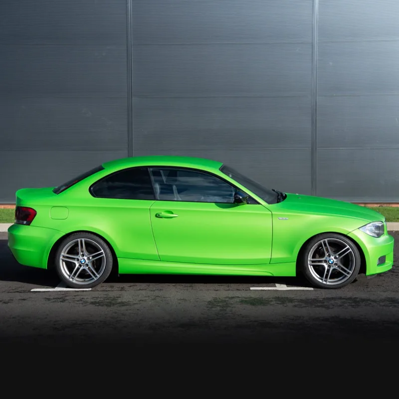 BMW 1 Series E82 Coupe Wasabi Green Wrap