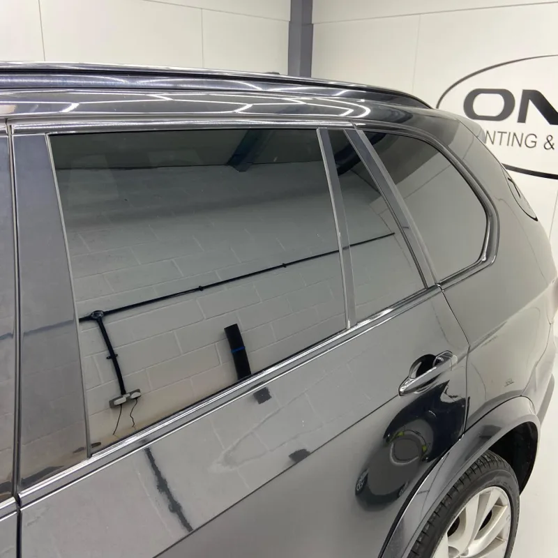 BMW X5 Tint, Rear Light Film and Window Dechrome