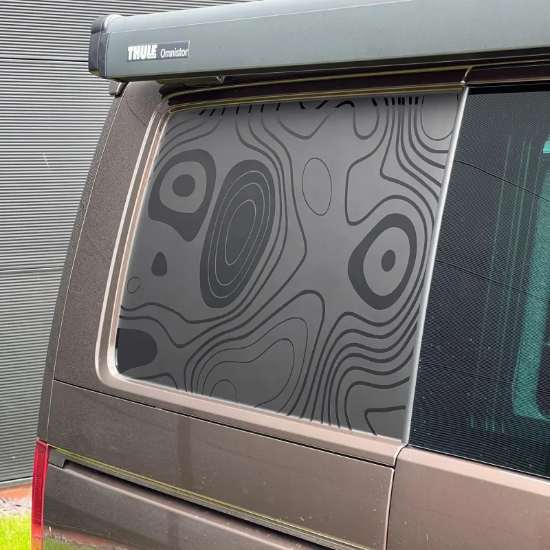 VW Transporter Topographic Vinyl Graphics