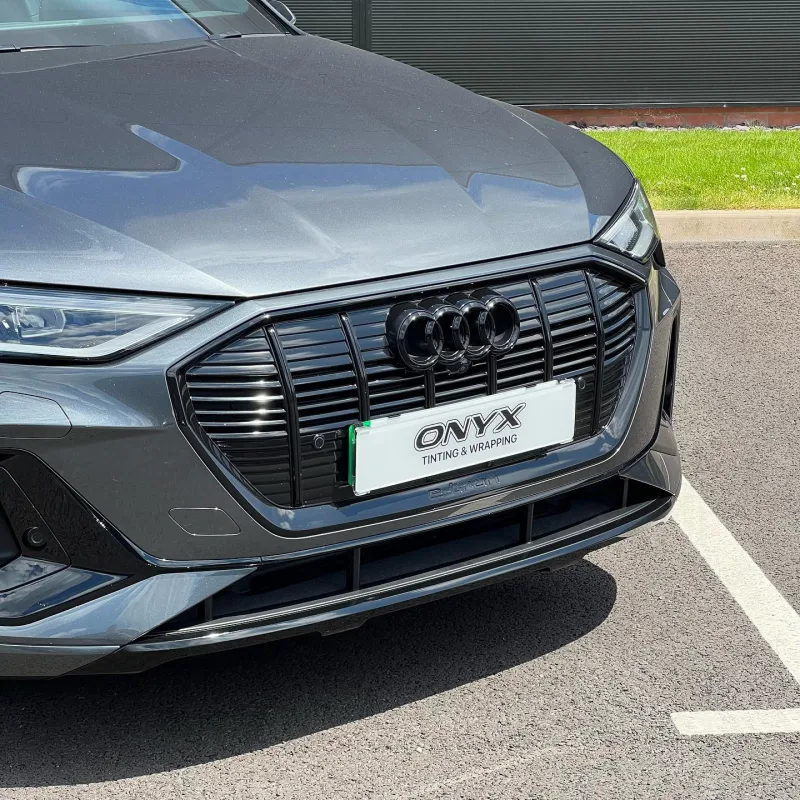 Audi e-tron Sportback Gloss Black Grille, Splitter & Diffuser