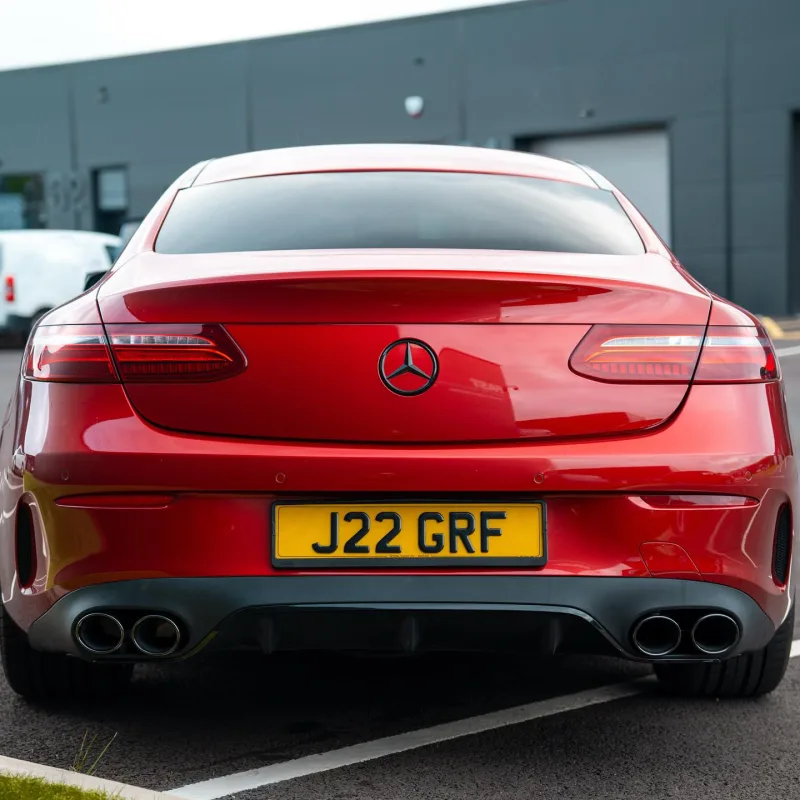 Mercedes-Benz E-Class Coupe Chrome Delete and E53 Diffuser