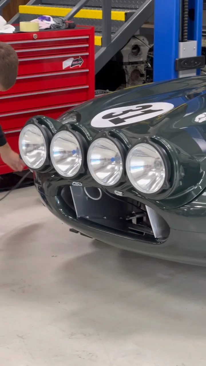 Jaguar E-Type Front Light PPF