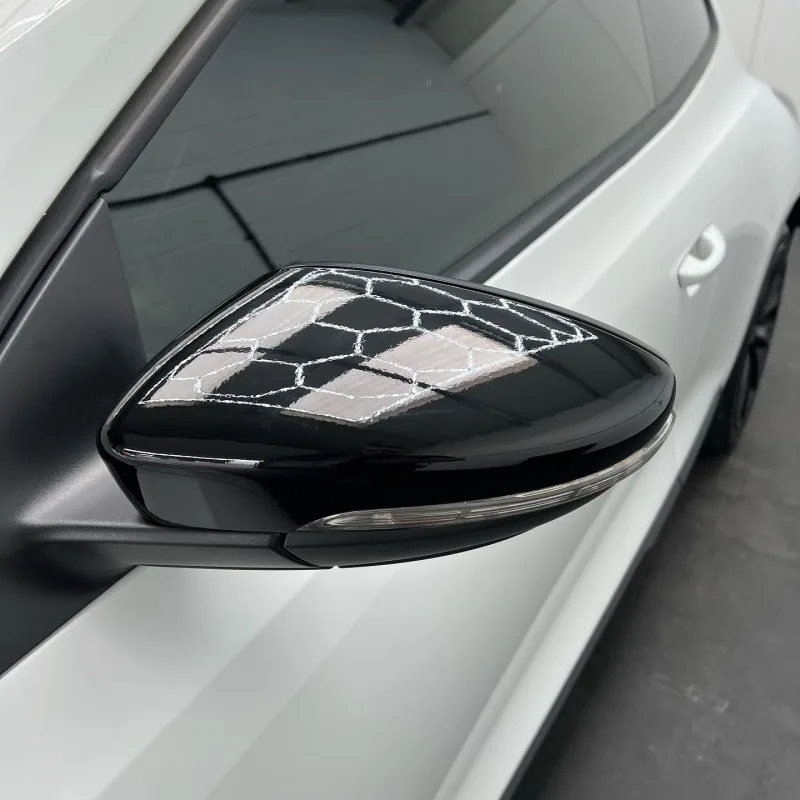 VW Scirocco 5% Window Tint, Dark Rear Lights and Black Mirrors