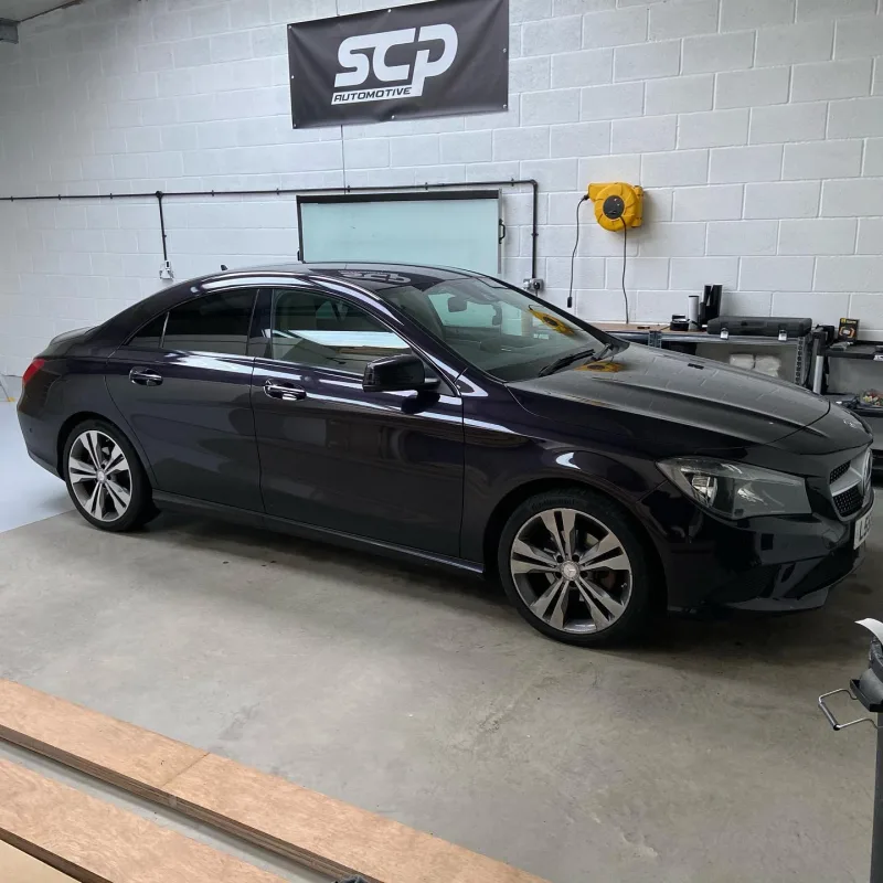 Mercedes CLA 220d Rear Tint and Beltline Dechrome