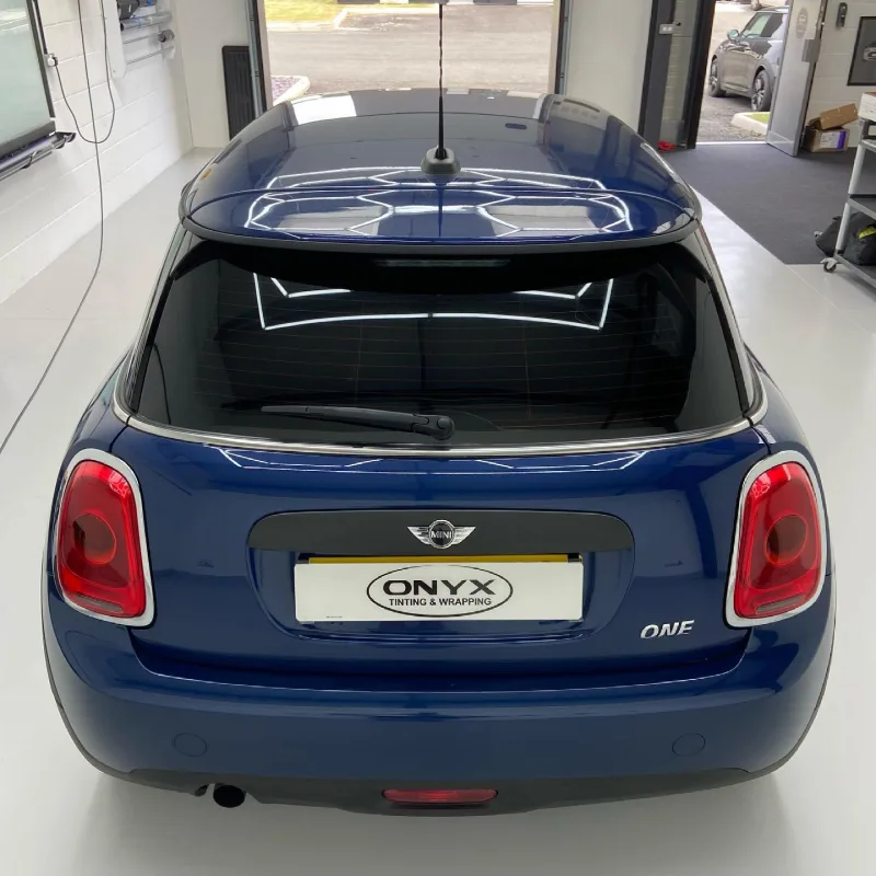 Blue MINI One F56 5% Window Tinting