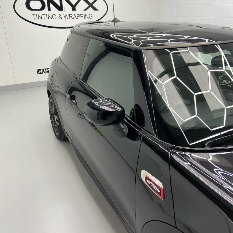 MINI Cooper F56 15% Rear Tint and Beltline Dechrome