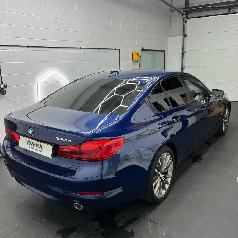 BMW 520d G30 Window Tinting and Chrome Delete