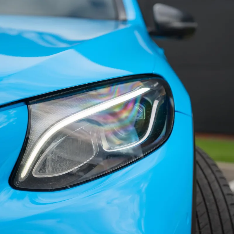 Mercedes-Benz GLC Coupe Montpellier Blue Wrap