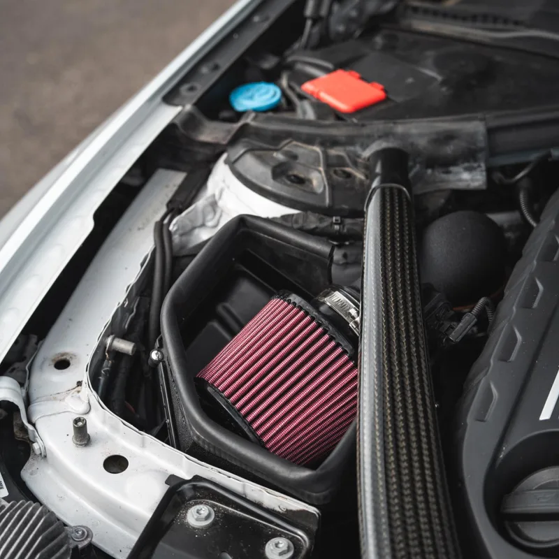 BMW M2 Competition F87 Carbon Steering Wheel and MST Intake
