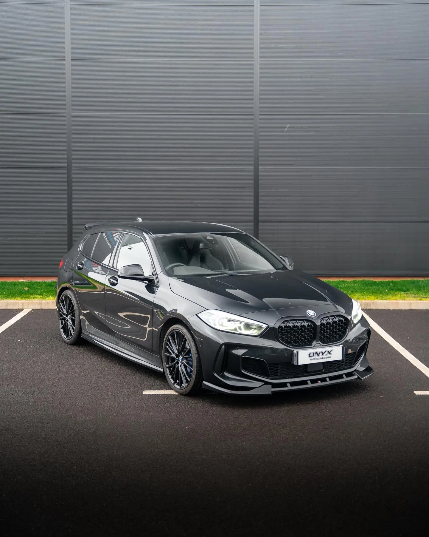 BMW 135i F40 with a Maxton Design front splitter and styling kit