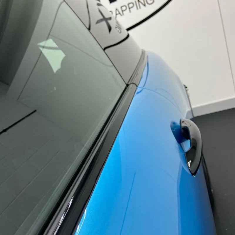 Blue MINI Cooper S F56 Chrome Delete