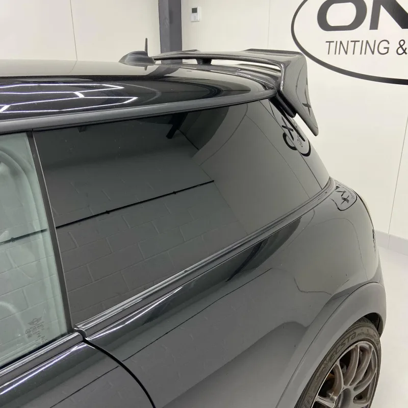 MINI Cooper F56 Tint, Sunstrip, Light Tint and Dechrome
