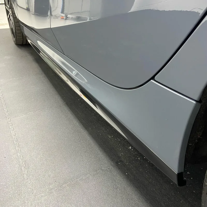 BMW 1 Series F40 Black Side Skirts and Badges