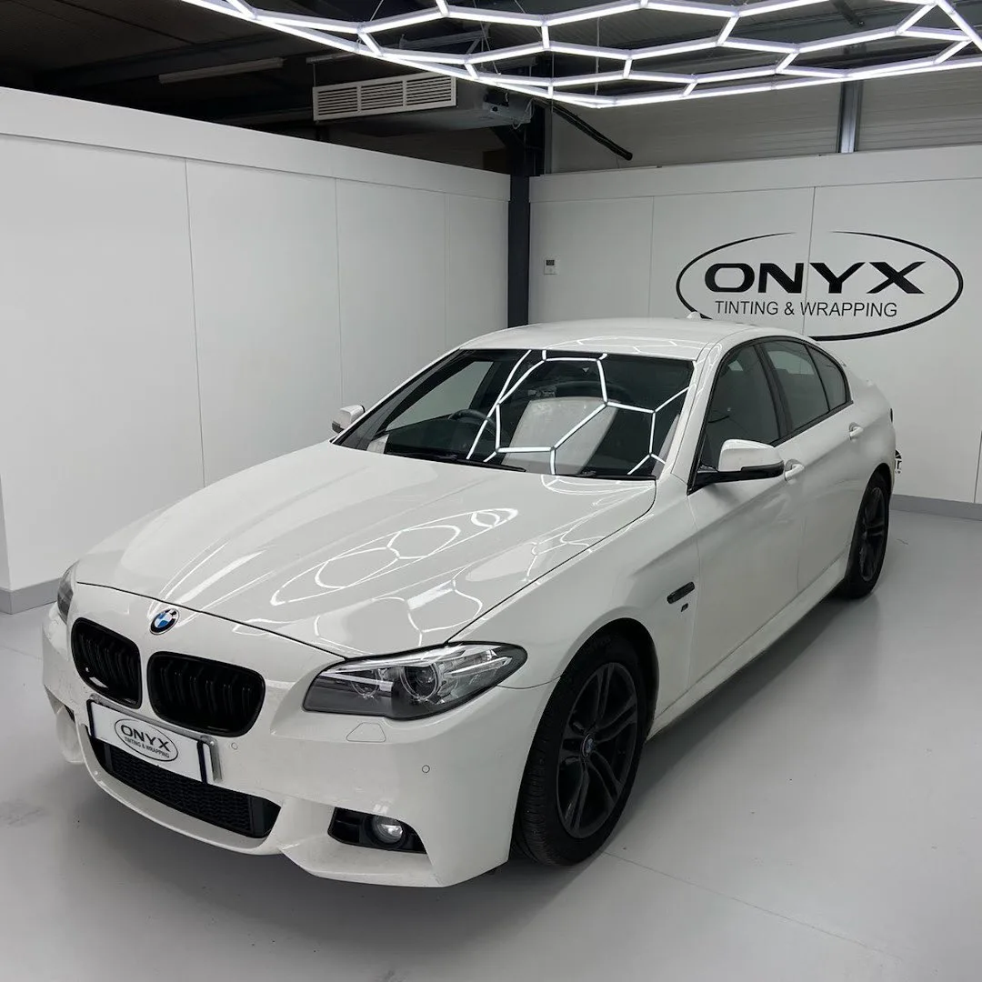 BMW 520d F10 Black Grille, Badges & Rear Light Tint