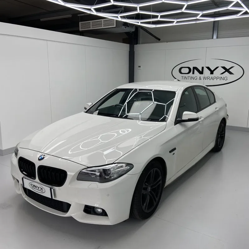 BMW 520d F10 Black Grille, Badges & Rear Light Tint