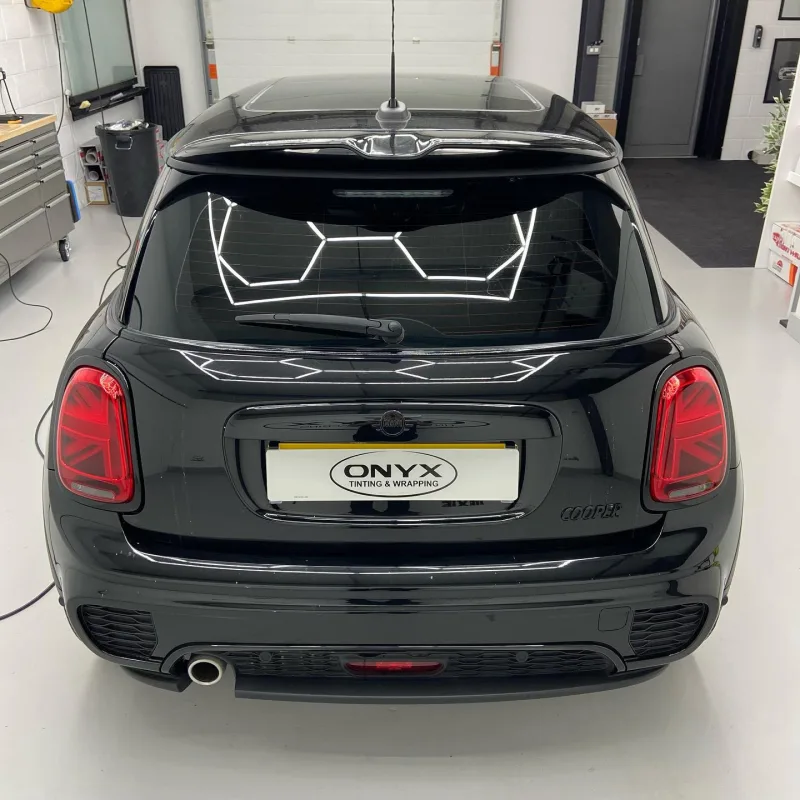 MINI Cooper F56 15% Rear Tint and Beltline Dechrome
