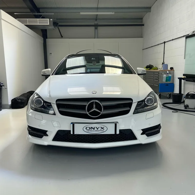 Mercedes C250 Coupe Valet and Spoiler Wrap
