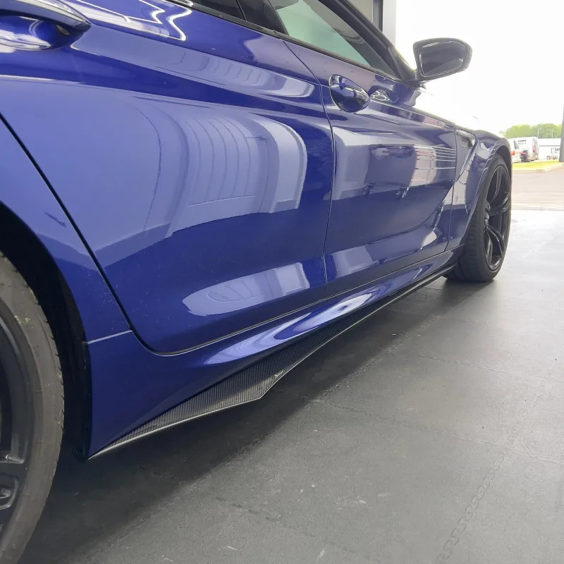 BMW M6 Gran Coupé F06 Carbon Fibre Side Skirt Installation