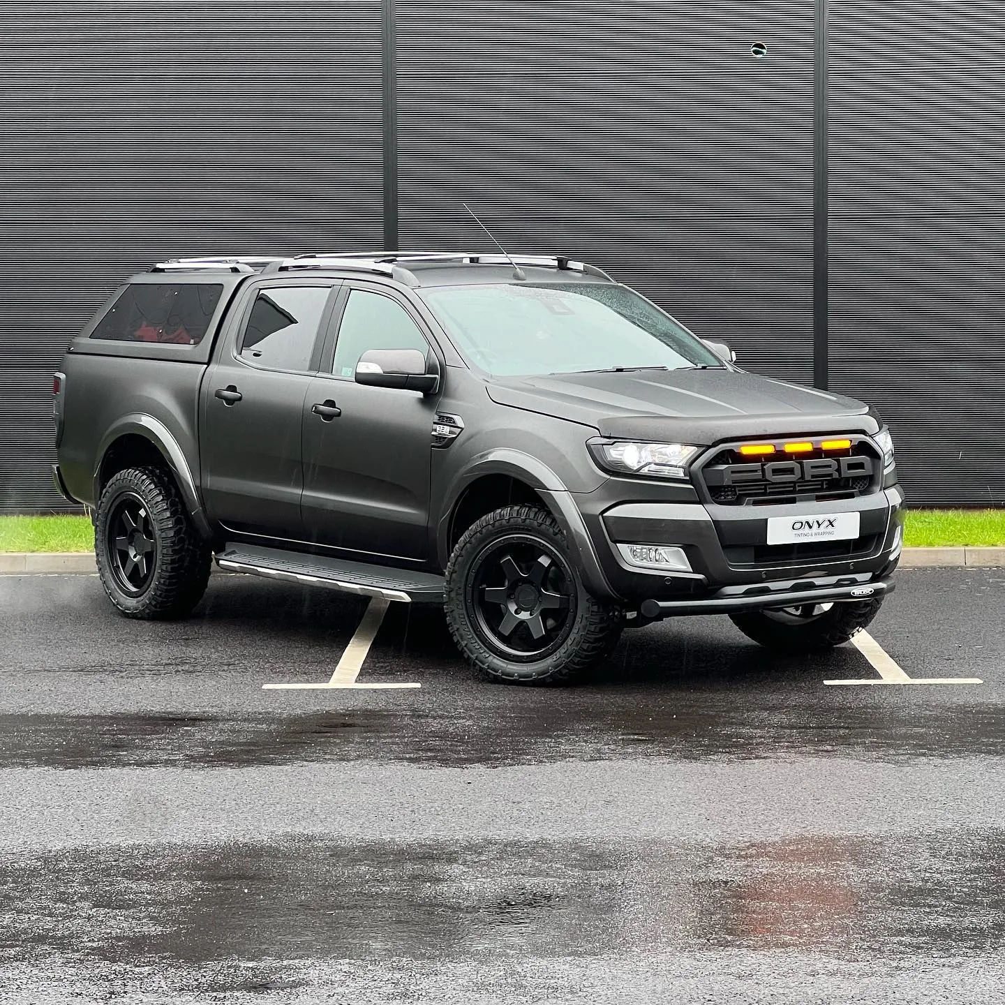 Ford Ranger Full Matte Black Wrap