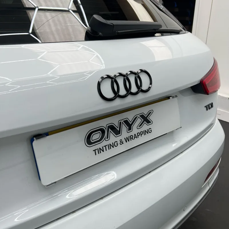 Audi Q3 15% Window Tinting and Chrome Delete