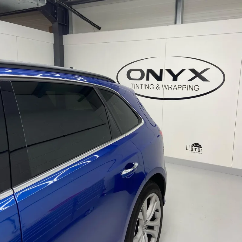 Blue Audi SQ5 15% Window Tinting