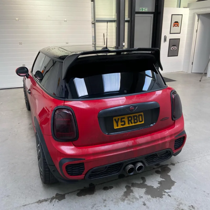 Red MINI John Cooper Works F56 5% Window Tinting