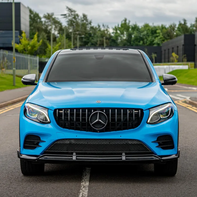 Mercedes-Benz GLC Coupe Montpellier Blue Wrap