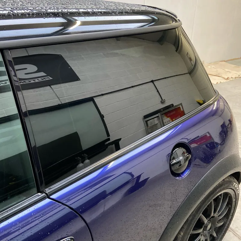 MINI Cooper S R53 35% Window Tint & Front Chrome Delete