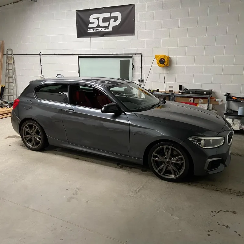 BMW M140i F20 35% Tint, Black Badges & iDrive Button
