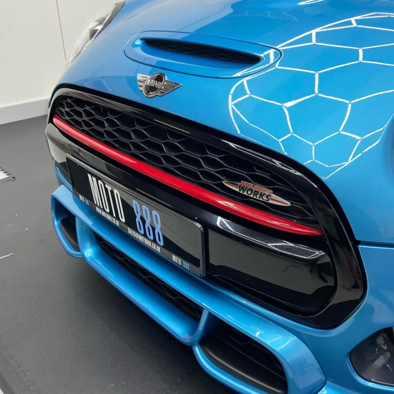 Blue MINI Cooper S F56 Chrome Delete