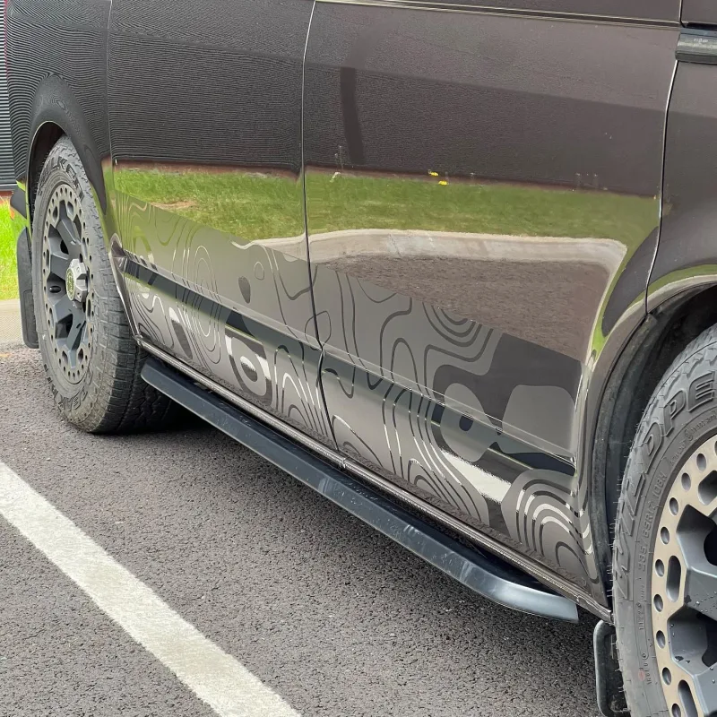 VW Transporter Topographic Vinyl Graphics