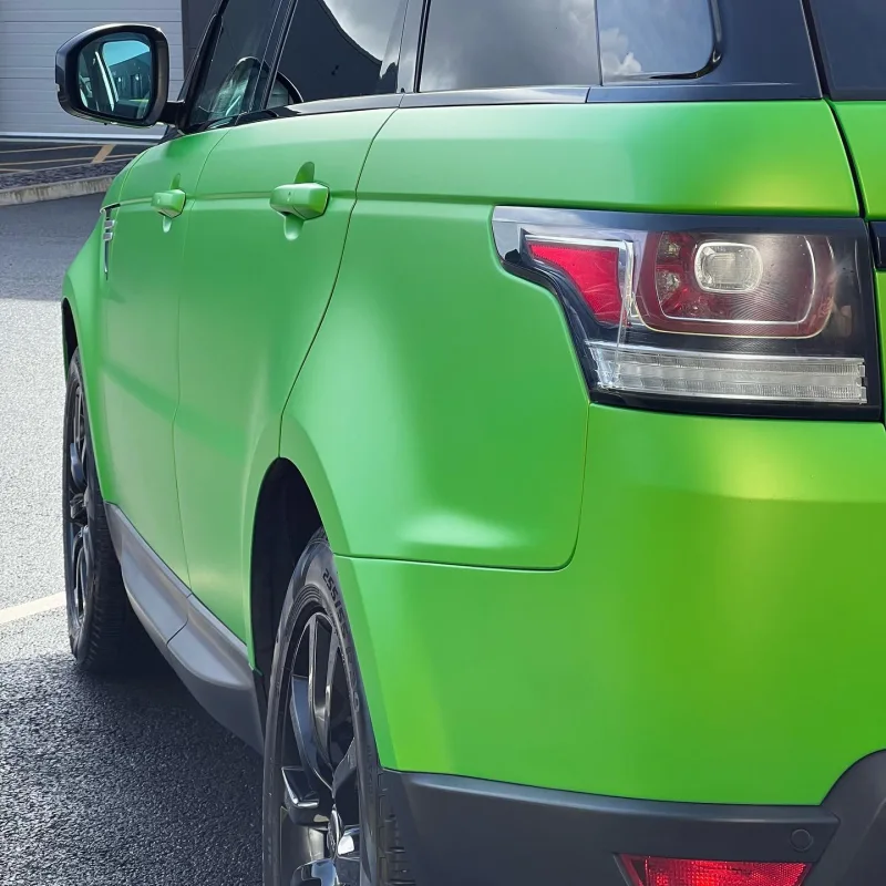 Range Rover Sport Wasabi Green Matte Wrap