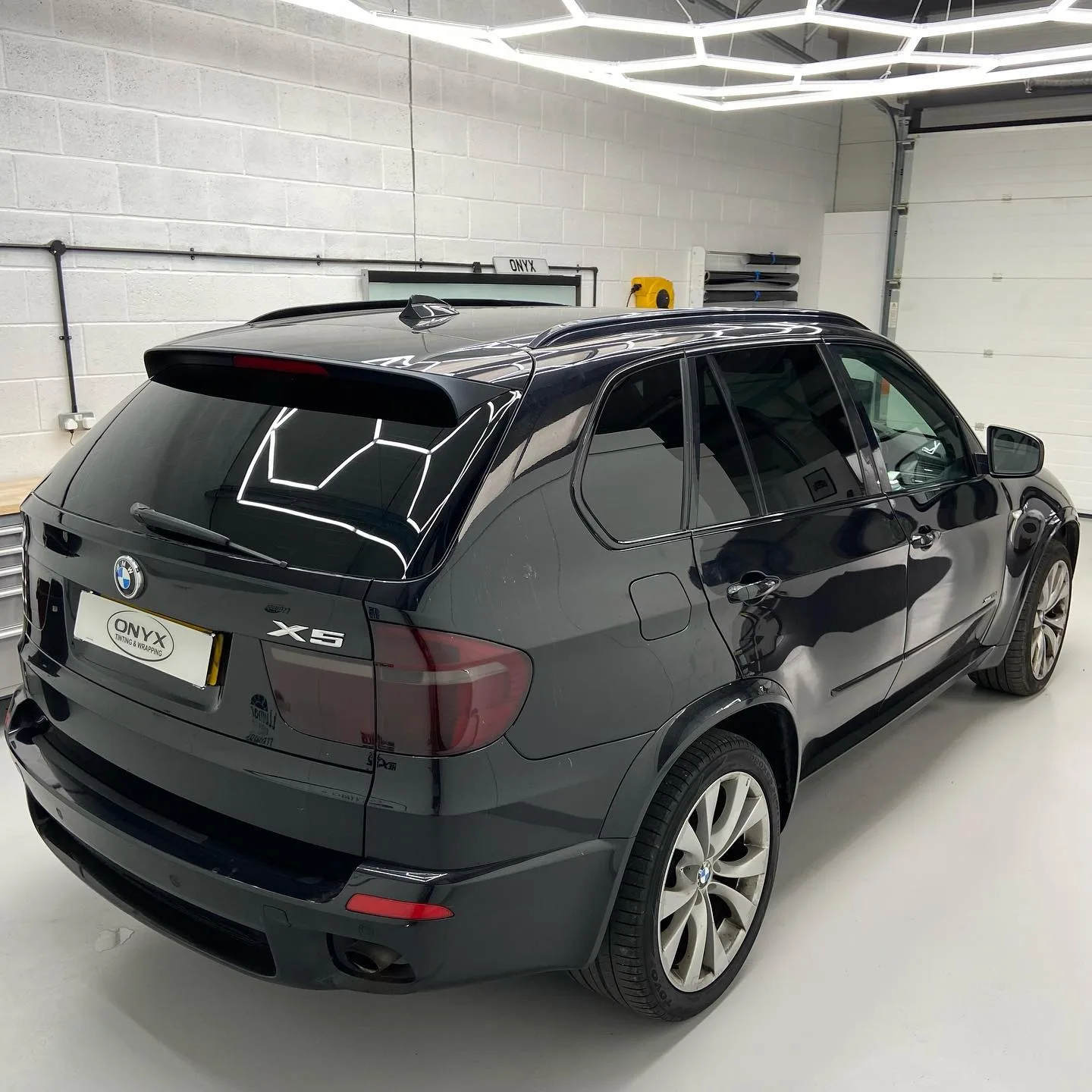 BMW X5 Tint, Rear Light Film and Window Dechrome