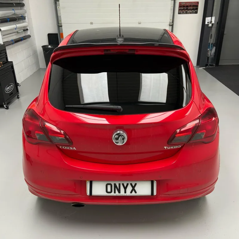 Vauxhall Corsa 5% LLumar Rear Window Tinting