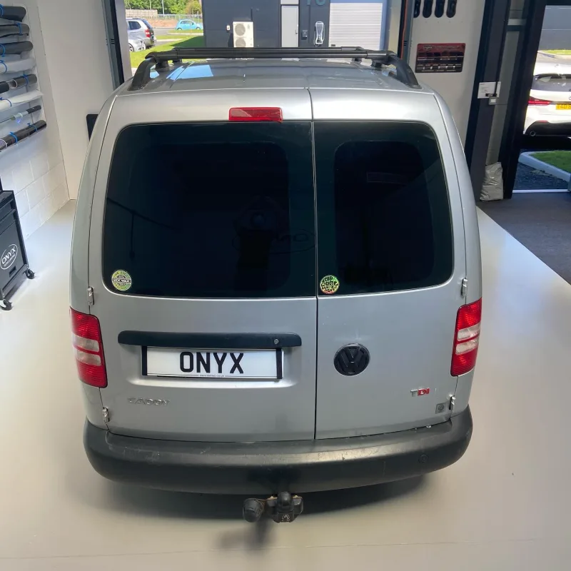 Silver VW Caddy LLumar 5% Window Tinting