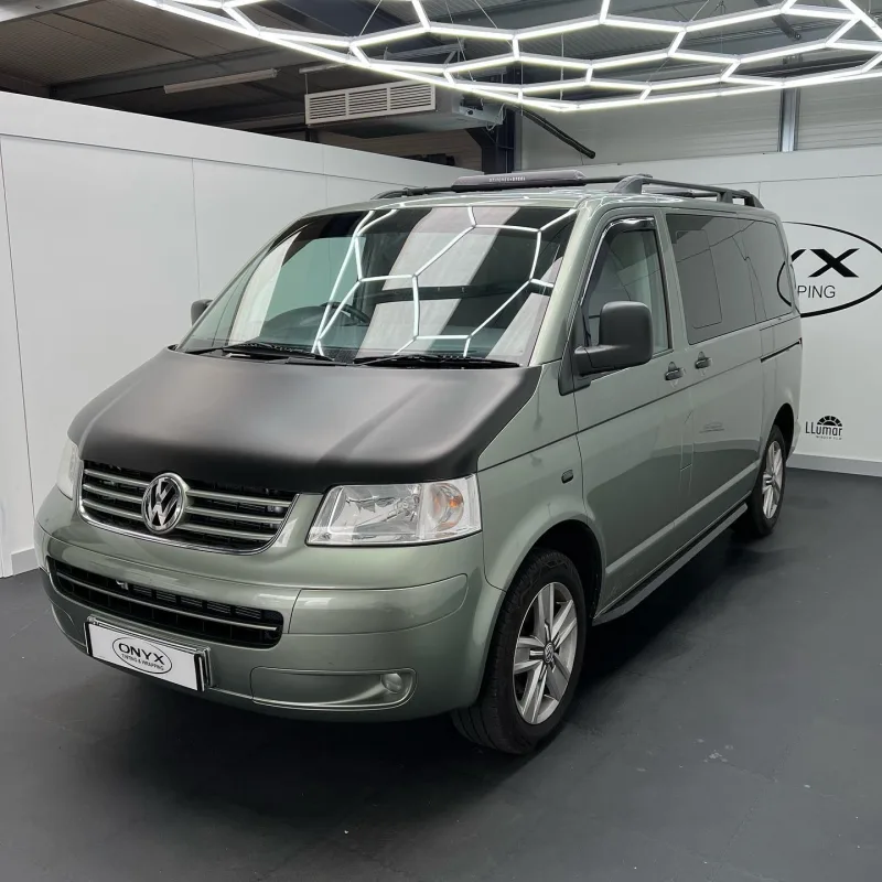 VW Transporter 5% Tint, Sunstrip and Bonnet Wrap