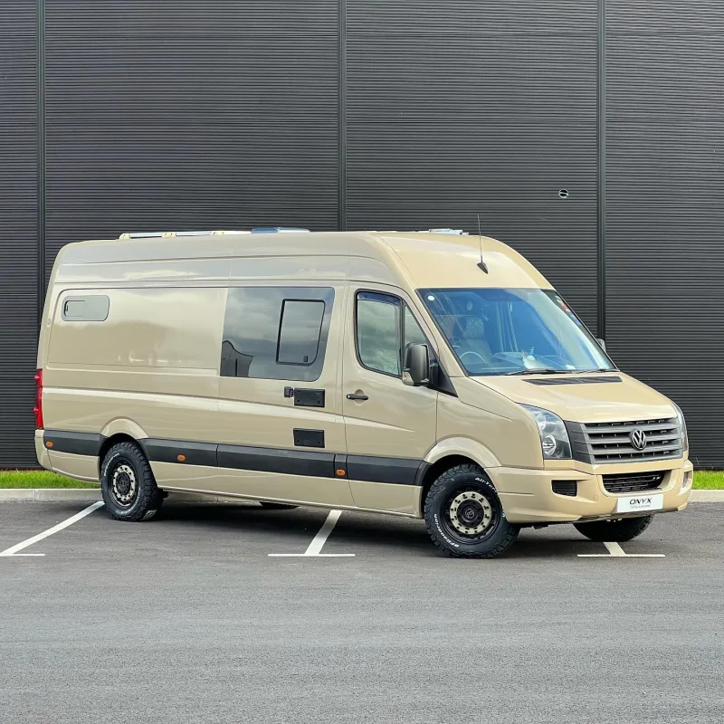 VW Crafter Full Sandstorm Gloss Wrap
