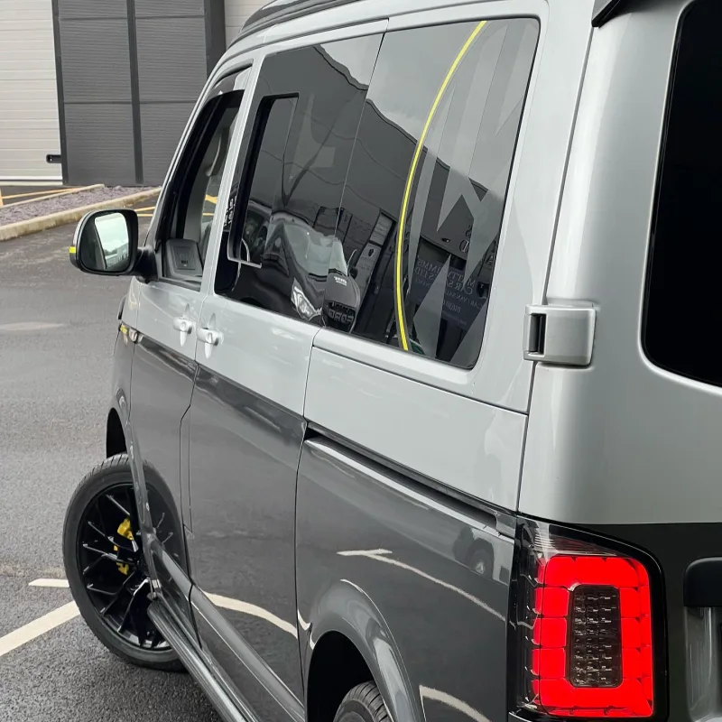 VW Transporter Yellow Accents & VW Logo Graphics