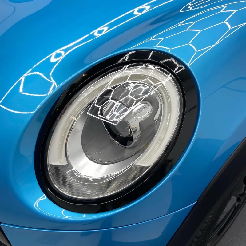 Blue MINI Cooper S F56 Chrome Delete