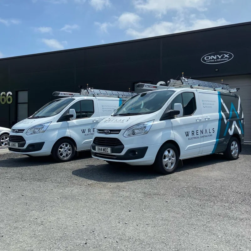 Wrenals Ford Transit Custom Half Wrap and Signage